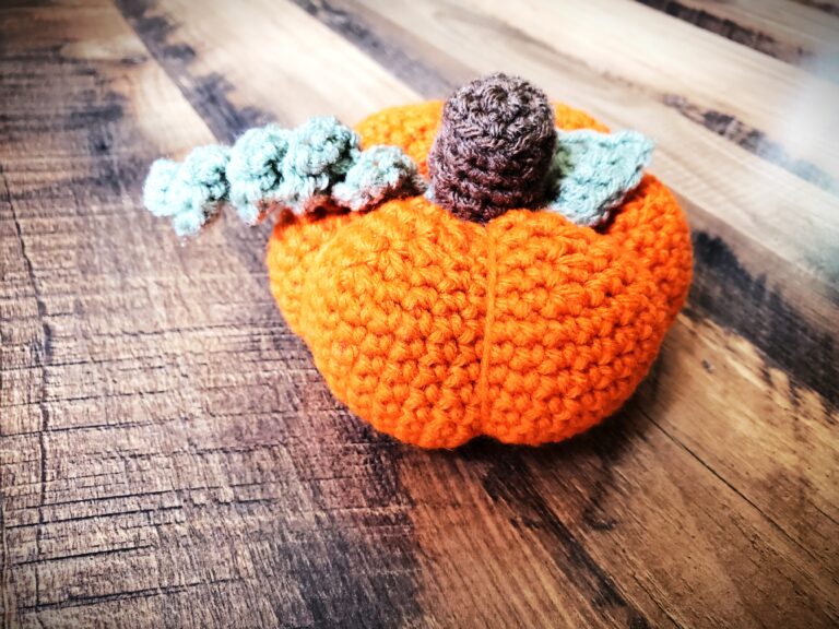 Stuffed Crochet Pumpkin – Small